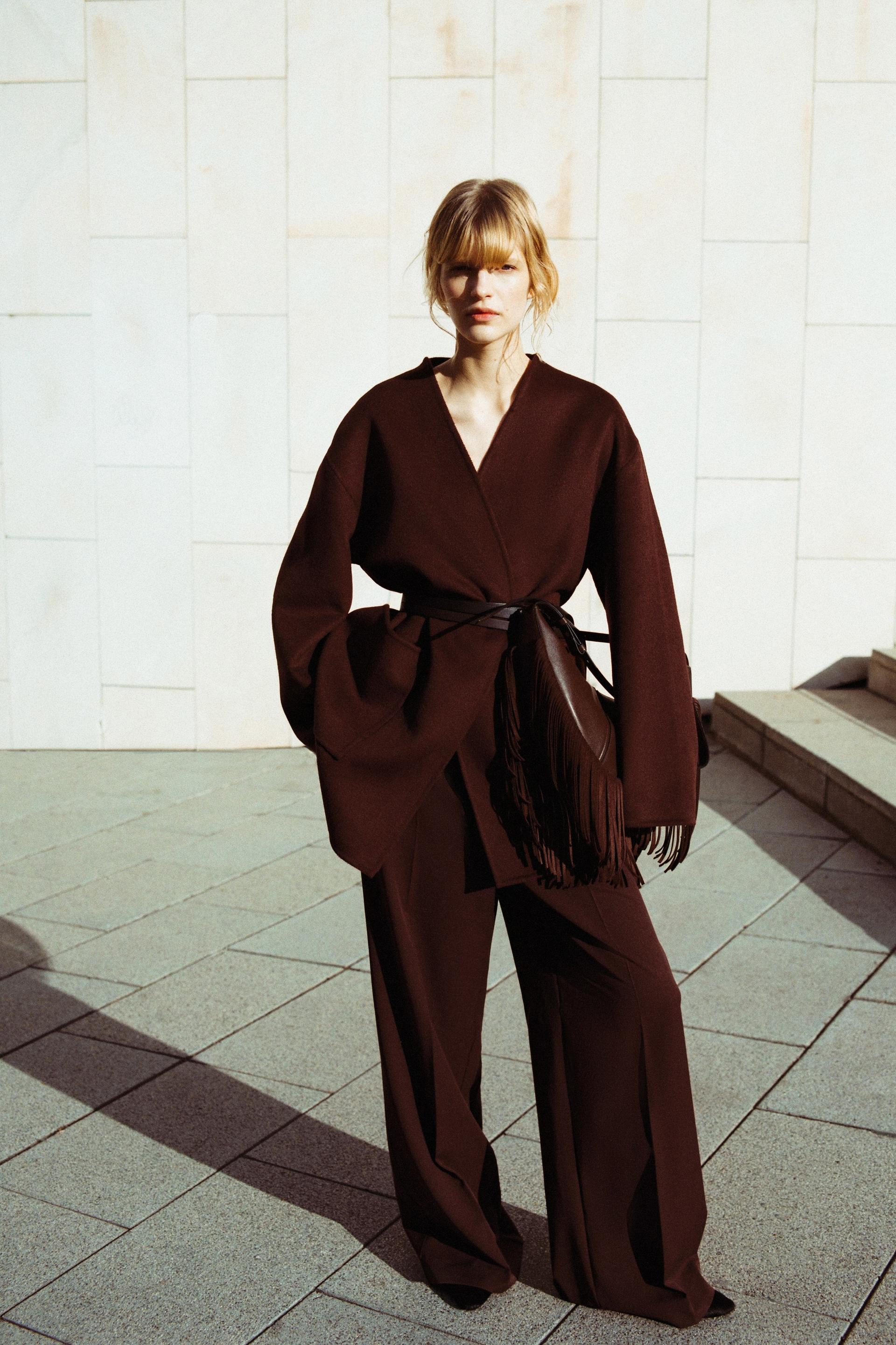 wide-leg dress pants