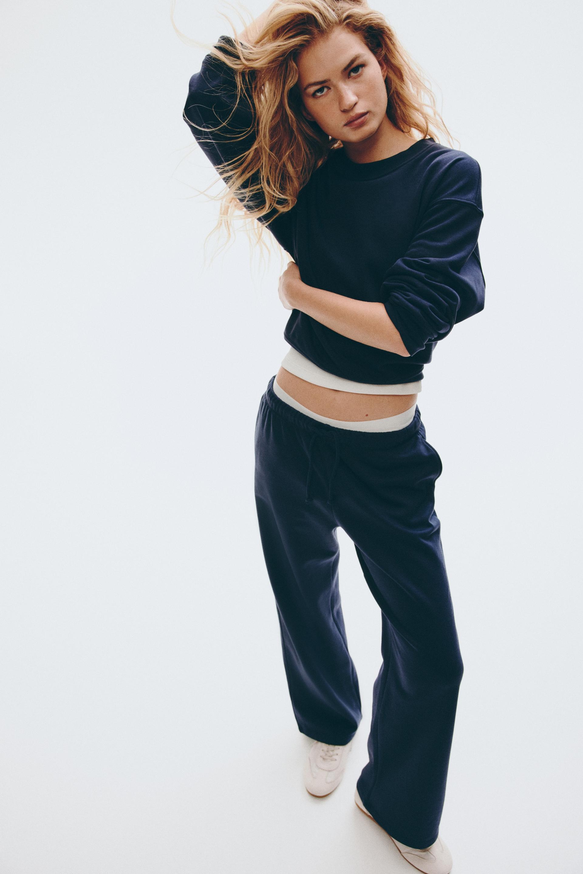 wide-leg joggers