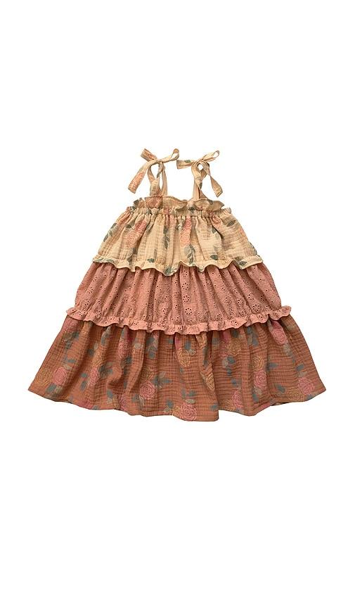 wild wawa amber dress in brown. - size 2/3 (also in 3/4, 5/6)