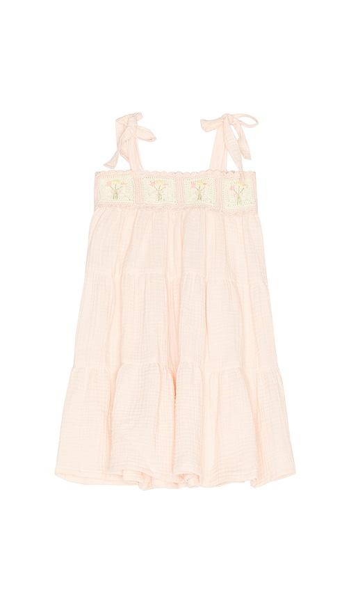 wild wawa crochet dress in pink. - size 18/24 (also in 2/3, 3/4, 5/6)