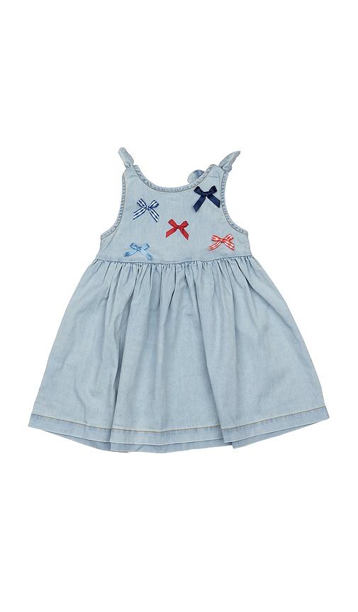 wild wawa piper dress in blue. - size 18/24 (also in 2/3, 3/4, 5/6)