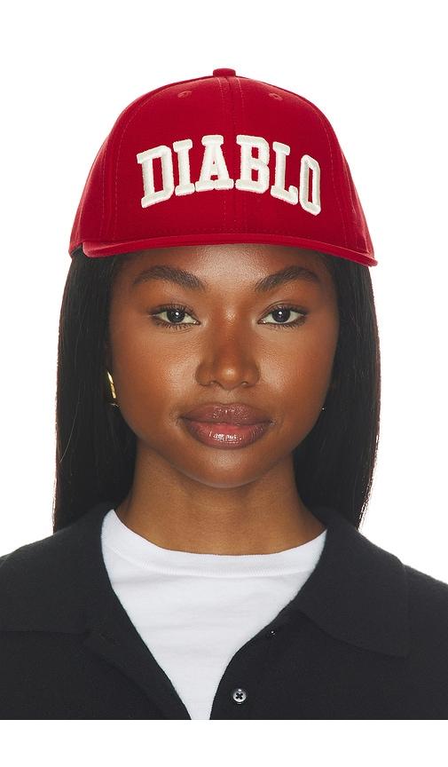 willy chavarria diablo cap in red.