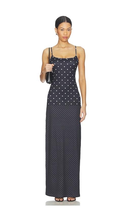 with harper lu slip dress in black. - size l (also in s, xs, xl)