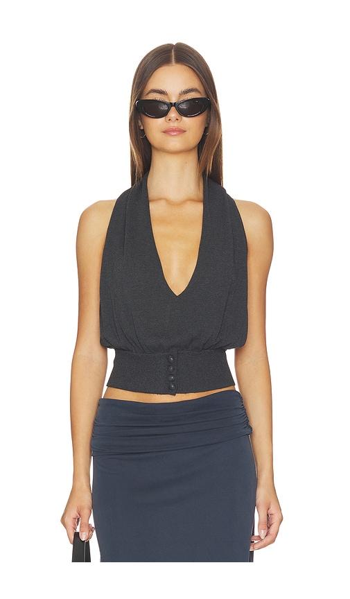 with jean amber top in charcoal. - size m (also in xl)