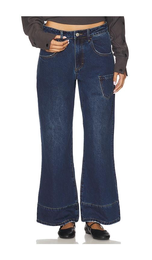 with jean claudia jeans in blue. - size l (also in s, xxs, xs, m)