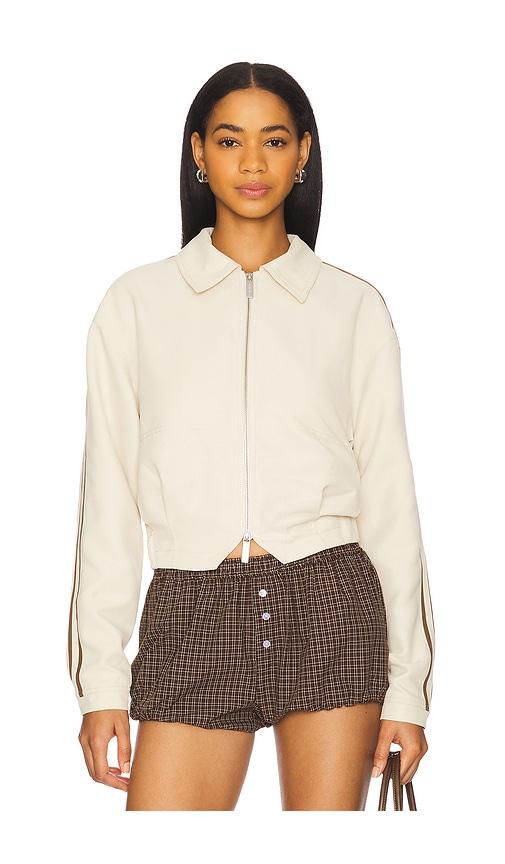 with jean fred jacket in beige. - size l (also in s, xs)