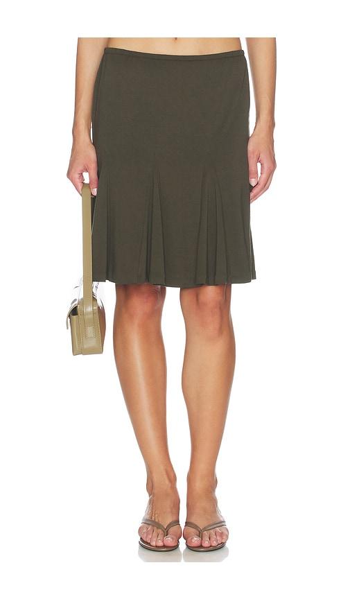 with jean mimi skirt in army. - size l (also in s, xxs, m, xl)