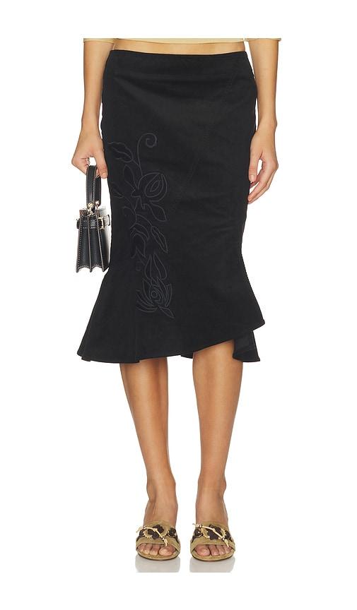 with jean naomi skirt in black. - size m (also in s)