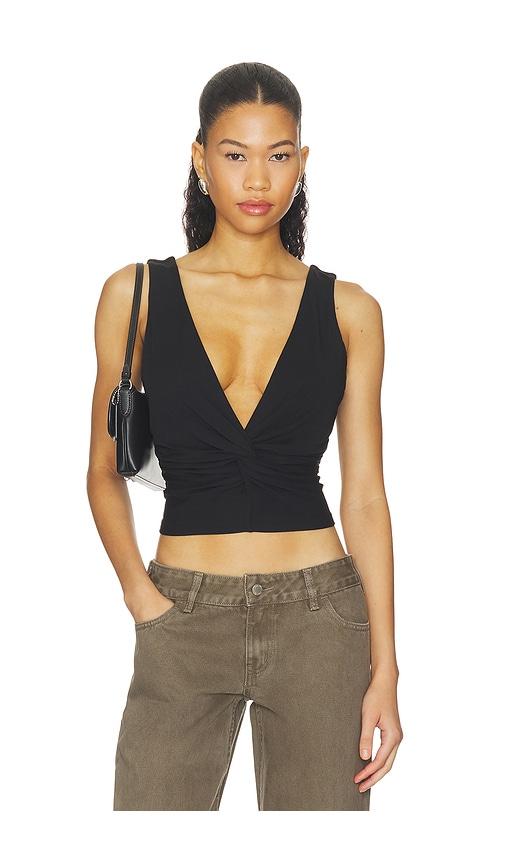 with jean piper top in black. - size l (also in m, xl)