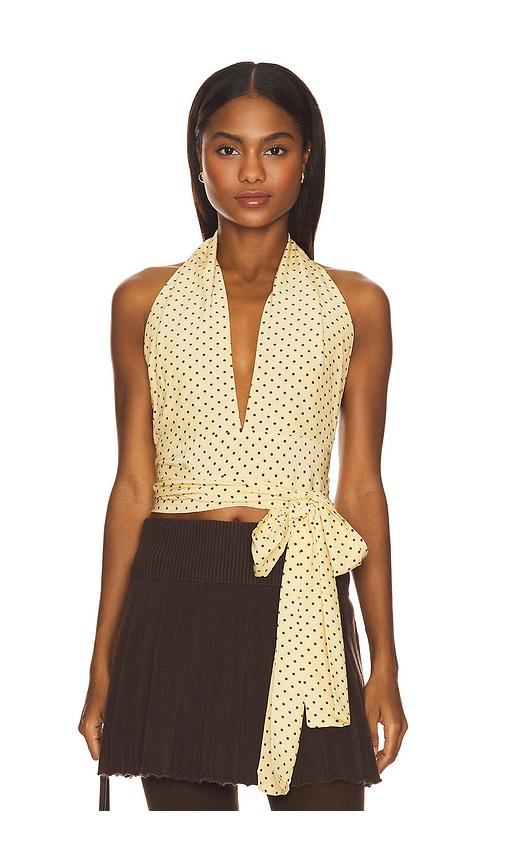 with jean rendezvous top in cream. - size l (also in xxs)
