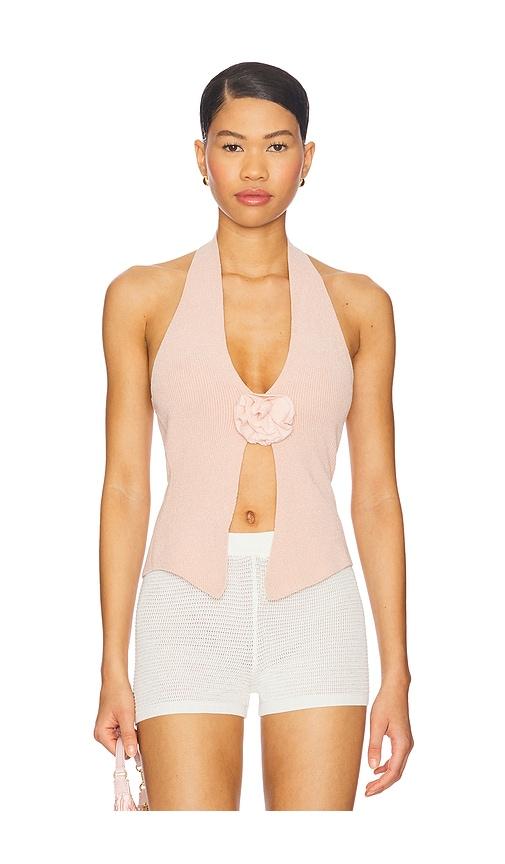 with jean rose top in pink. - size m (also in xl)