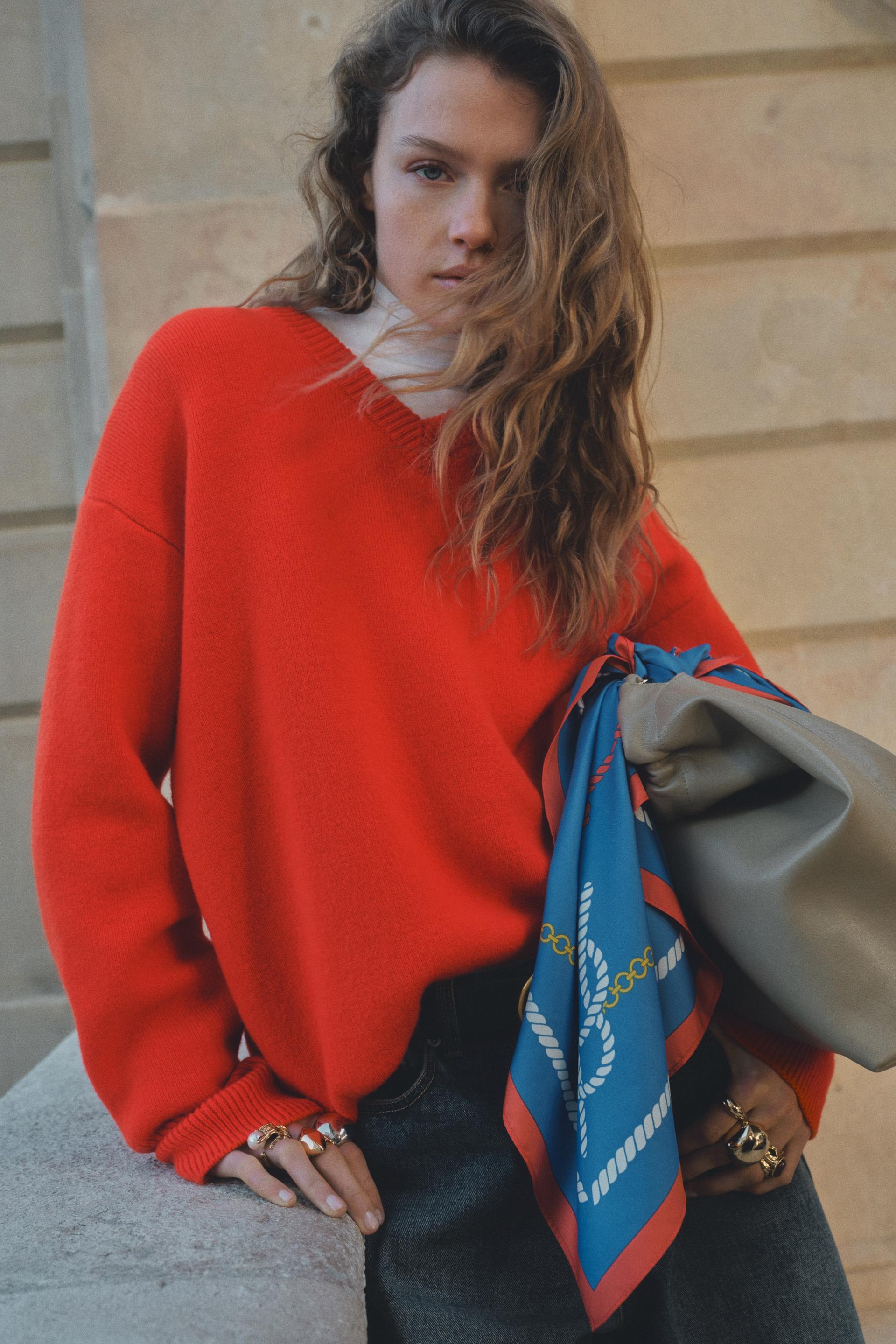 wool-blend sweater