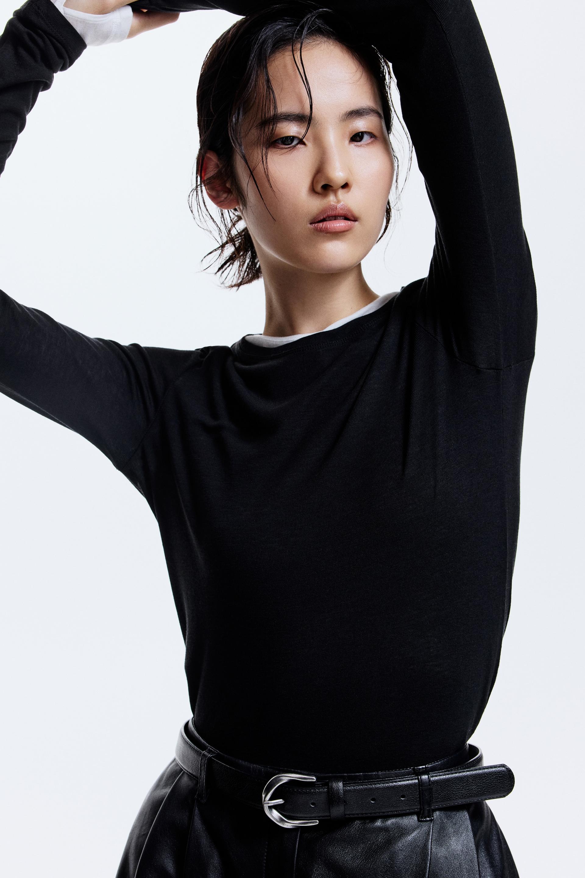 wool-blend top