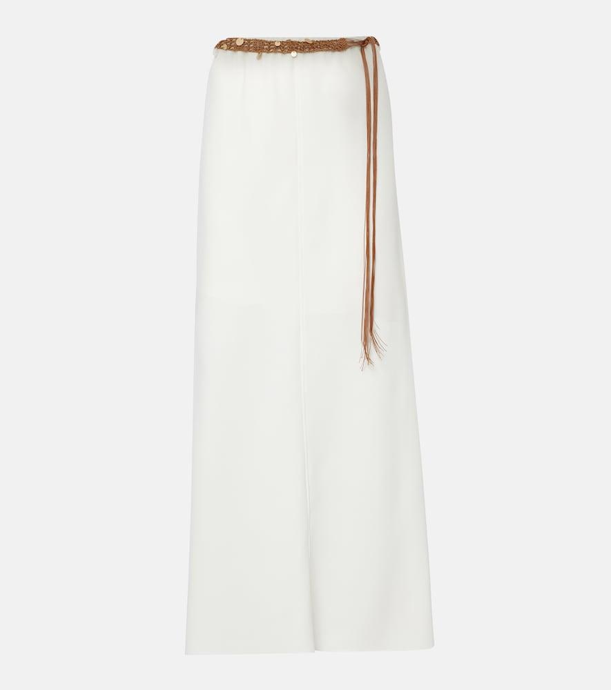 xu zhi jersey maxi skirt