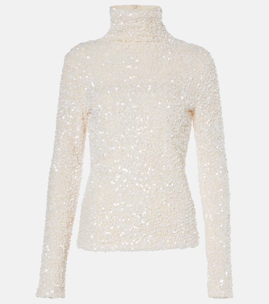 xu zhi sequined top