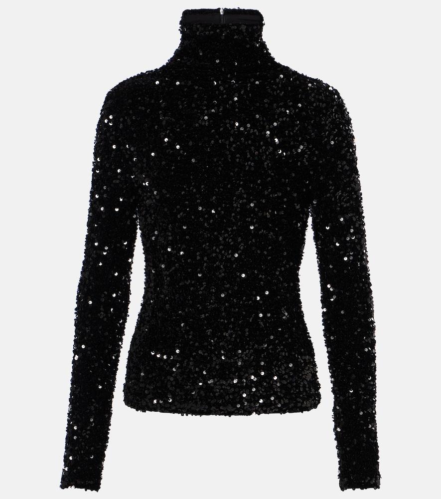 xu zhi sequined top