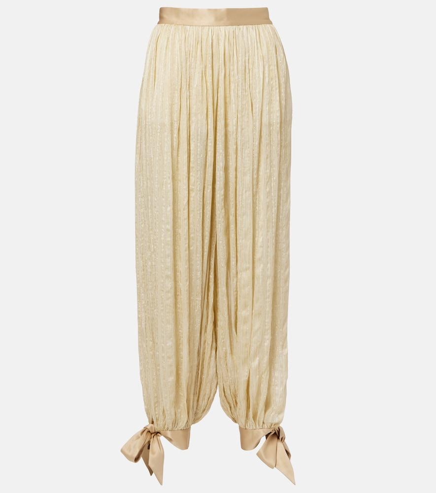 xu zhi striped balloon pants