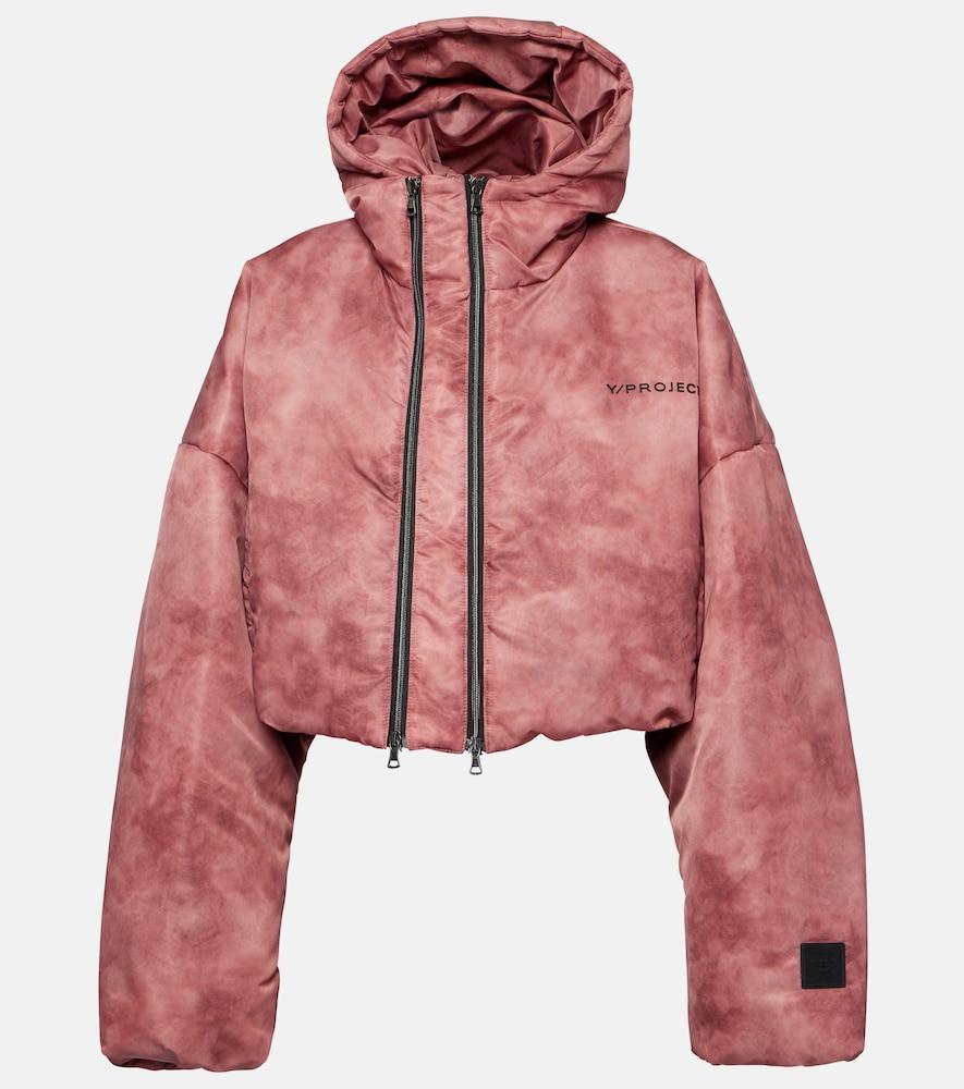 y/project cropped puffer jacket