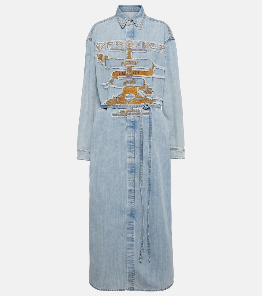 y/project evergreen paris' best denim shirt dress