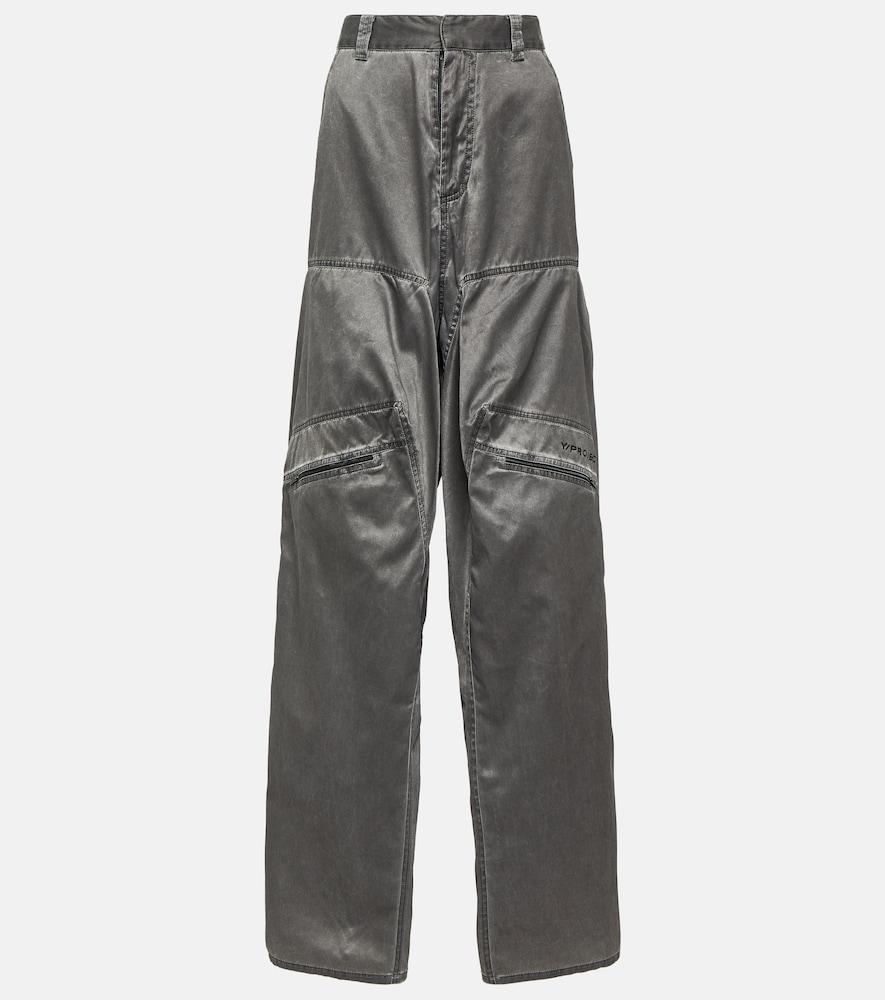 y/project faded cargo jeans
