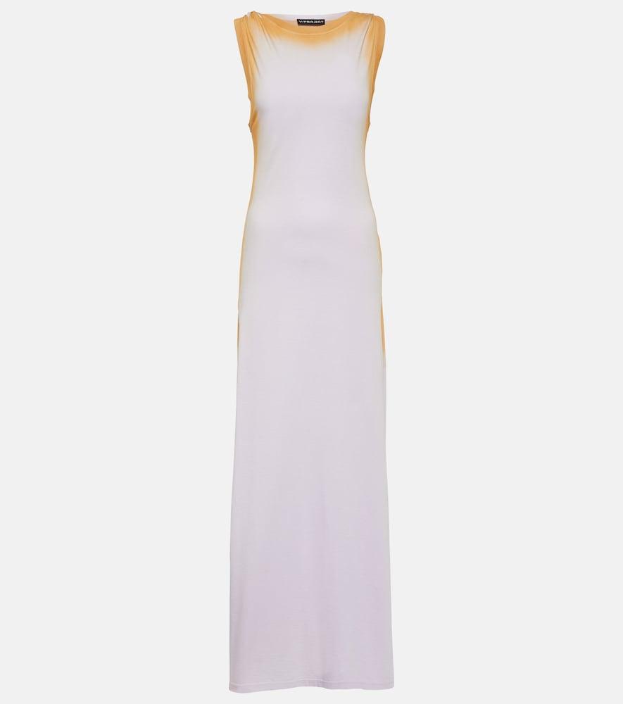 y/project ribbed-knit cotton maxi dress