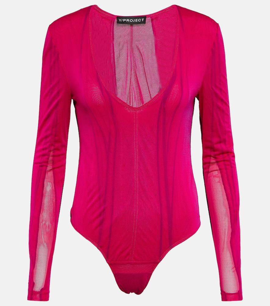 y/project semi-sheer bodysuit