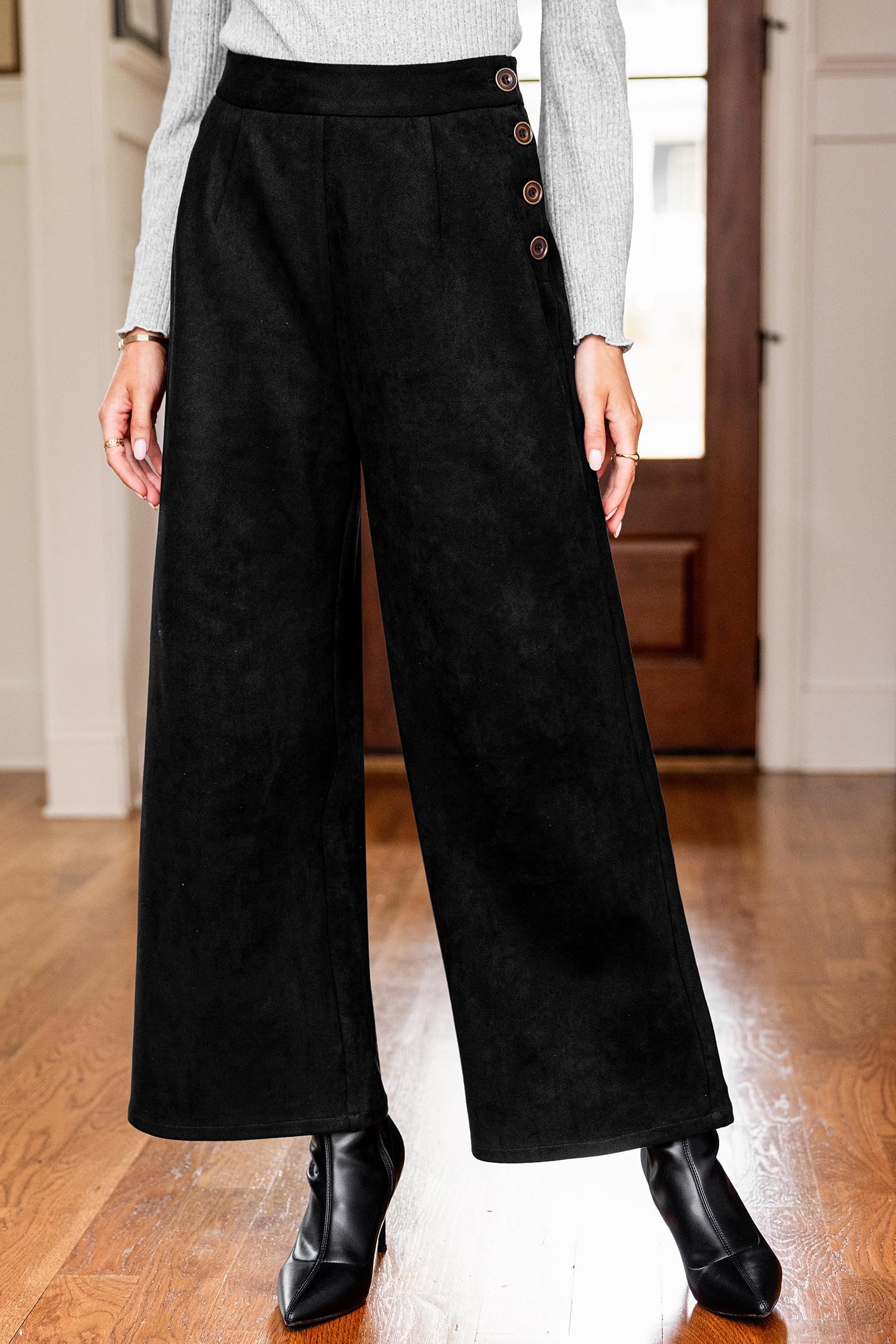 yacht club black pants - l