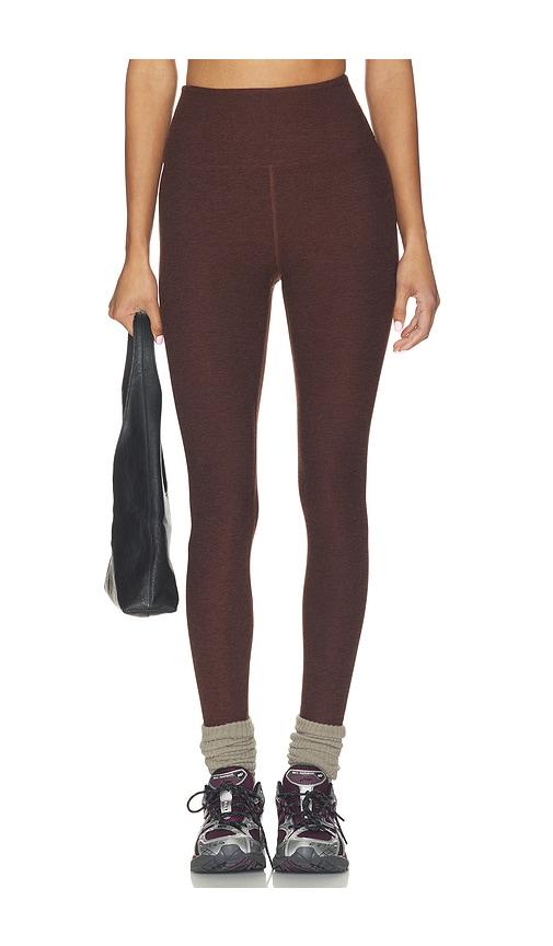 year of ours high sculpt legging in brown. - size l (also in s, xs, m)