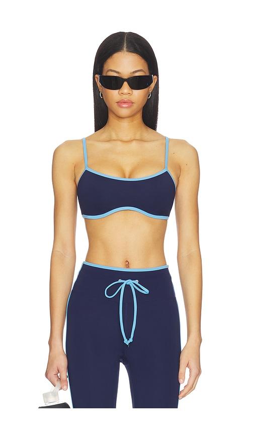 year of ours monica bra in navy,blue. - size l (also in m, xl, xs)