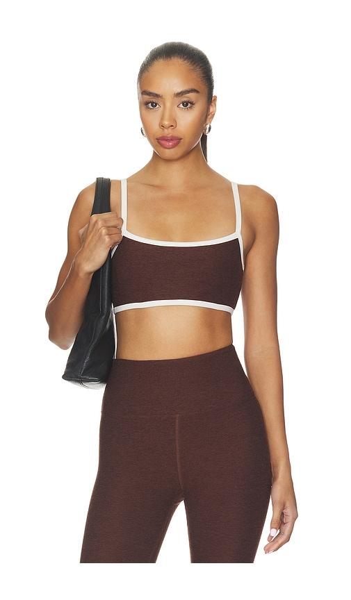 year of ours perfect stretch bralette in brown. - size l (also in s, xs, m)
