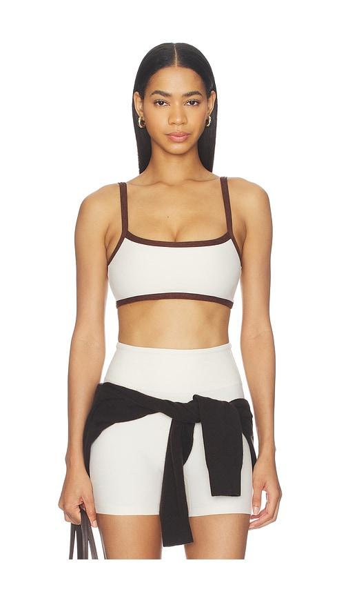 year of ours perfect stretch bralette in cream. - size l (also in s, xs, m)