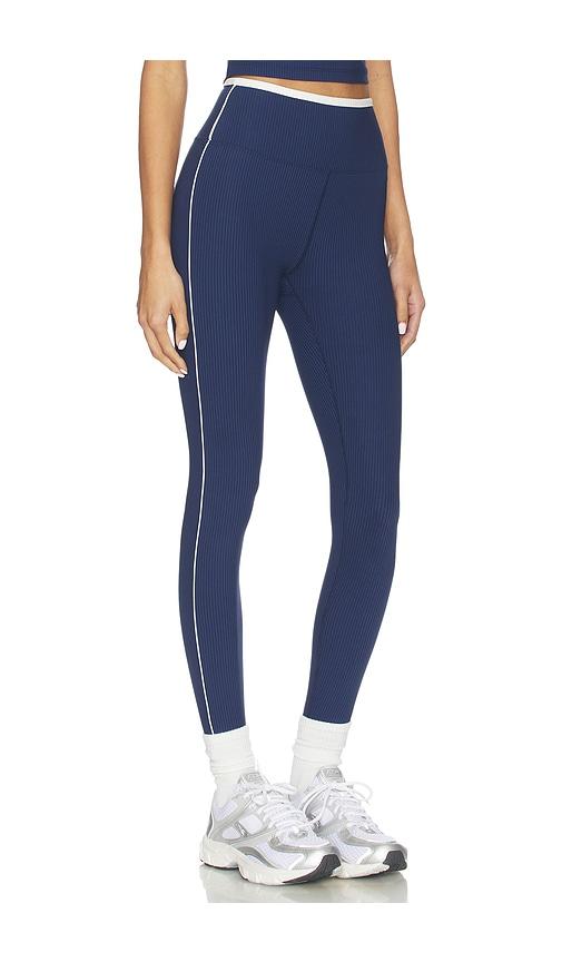 year of ours ribbed track legging in navy. - size l (also in xs, m, xl)
