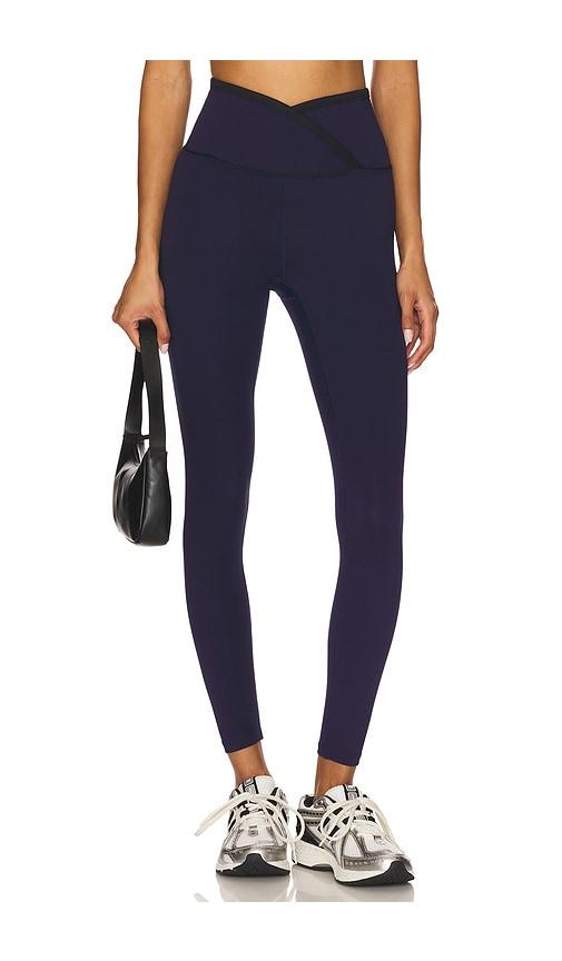 year of ours sport two tone veronica legging in navy. - size l (also in xl, xs)
