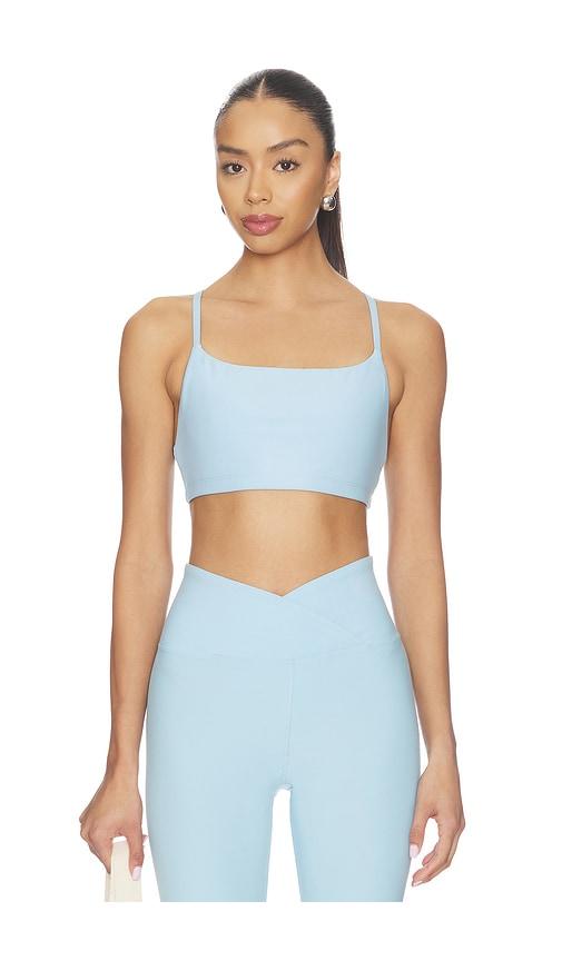 year of ours stretch studio bralette in baby blue. - size l (also in s, xs, m, xl)