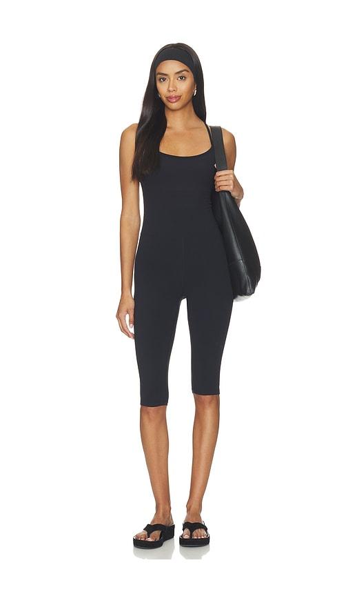 year of ours studio capri onesie in black. - size l (also in m)