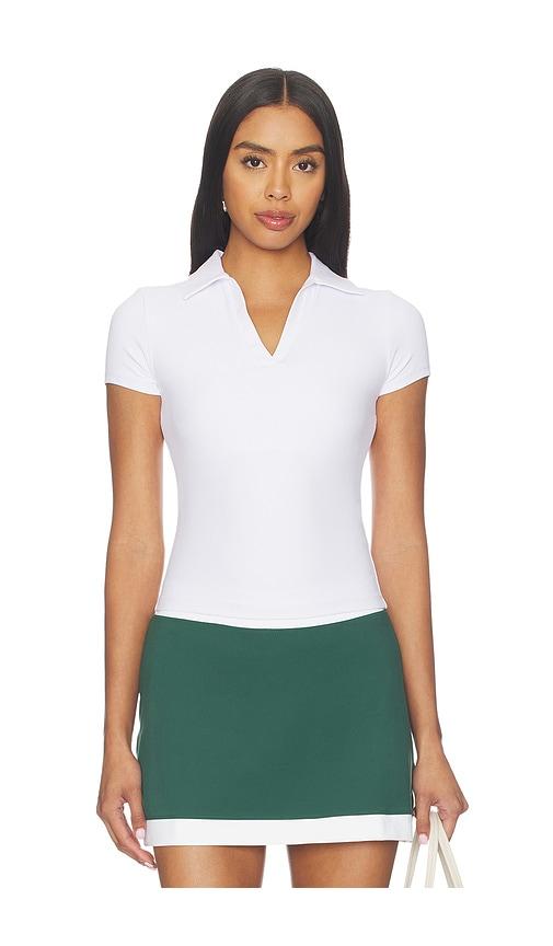 year of ours studio polo tee in white. - size l (also in s, m)