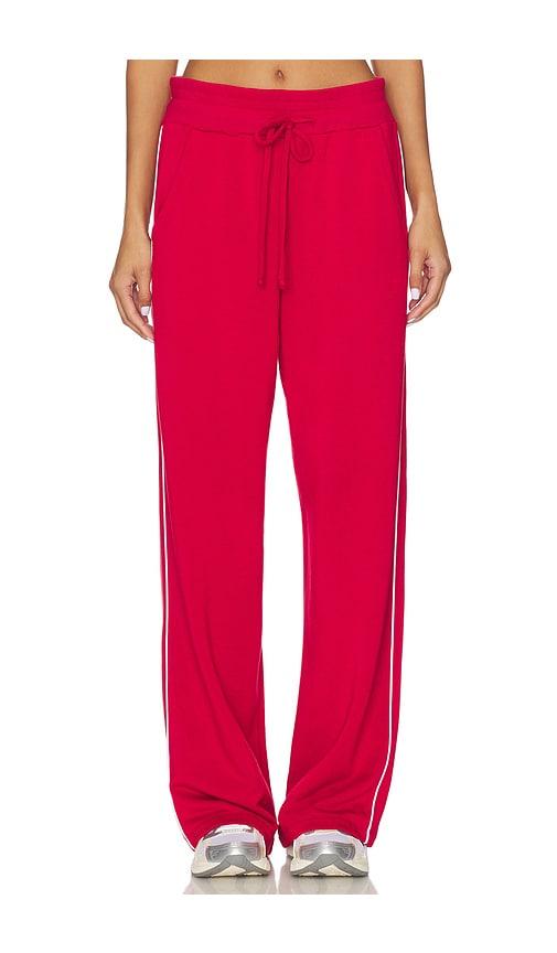 year of ours warm up sweat pant in red. - size l (also in s)