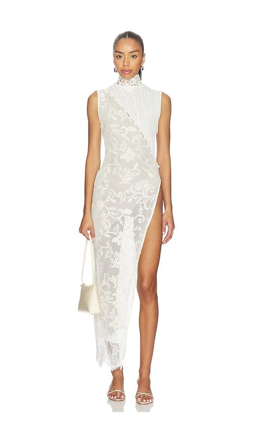 yellow the label greta lace tunic dress in white. - size m (also in s, xs)