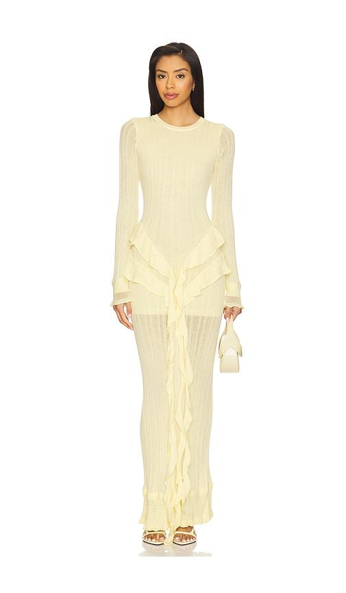 yellow the label presley knit dress in yellow. - size m (also in s)