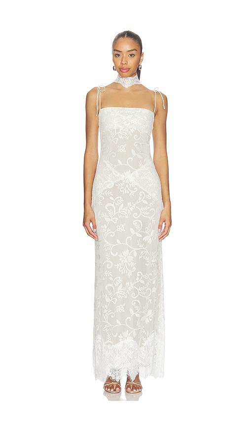 yellow the label talia lace dress in white. - size s (also in xl)