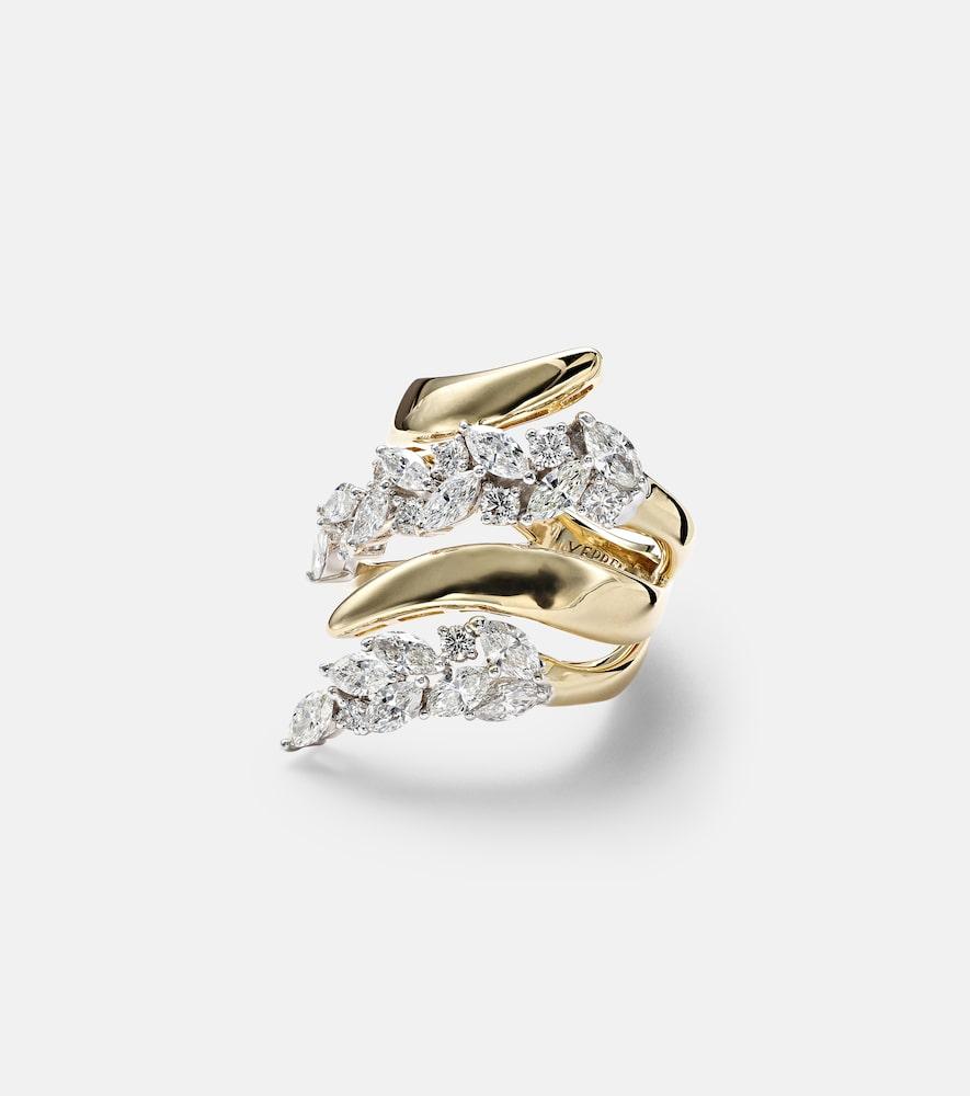 yeprem golden strada 18kt gold and white gold ring with diamonds