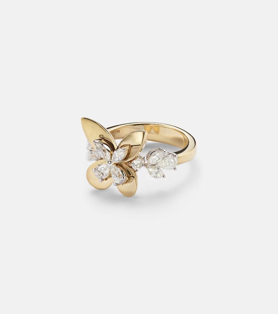 yeprem golden strada 18kt gold ring with diamonds