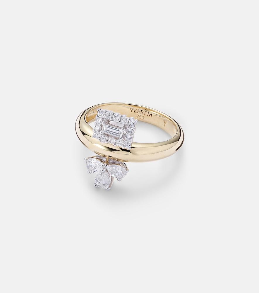 yeprem golden strada 18kt gold ring with diamonds