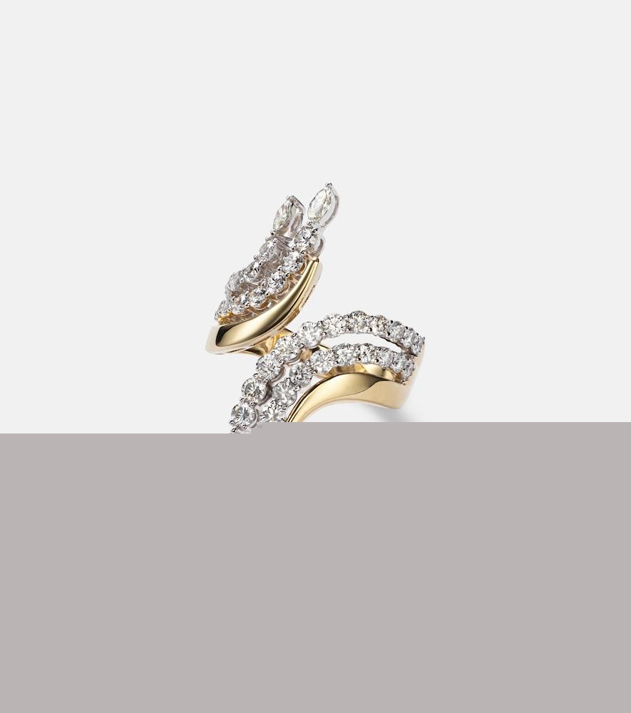 yeprem golden strada 18kt gold ring with diamonds