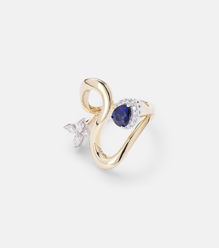 yeprem reign supreme 18kt gold ring with diamonds and sapphires