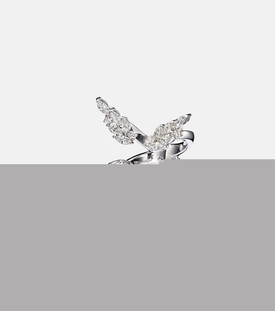 yeprem y-not 18kt white gold ring with diamonds