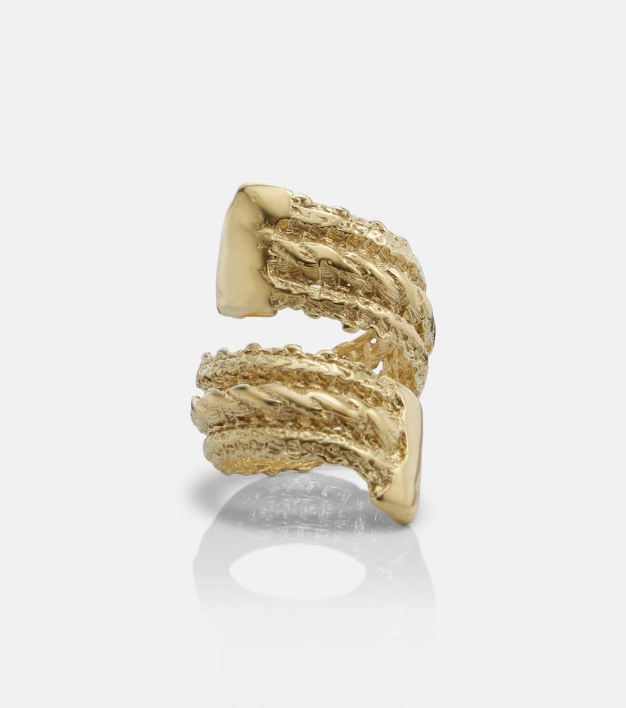 ysso aella 24kt gold-plated ring
