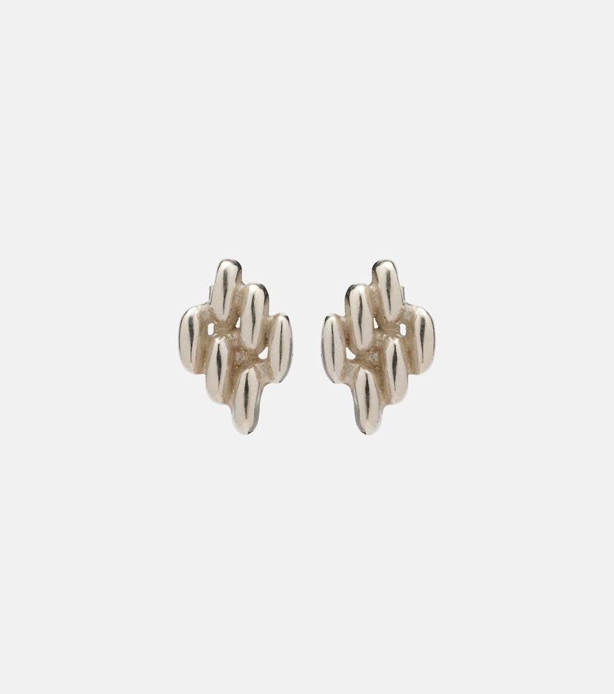 ysso chain link mini 925 sterling silver earrings