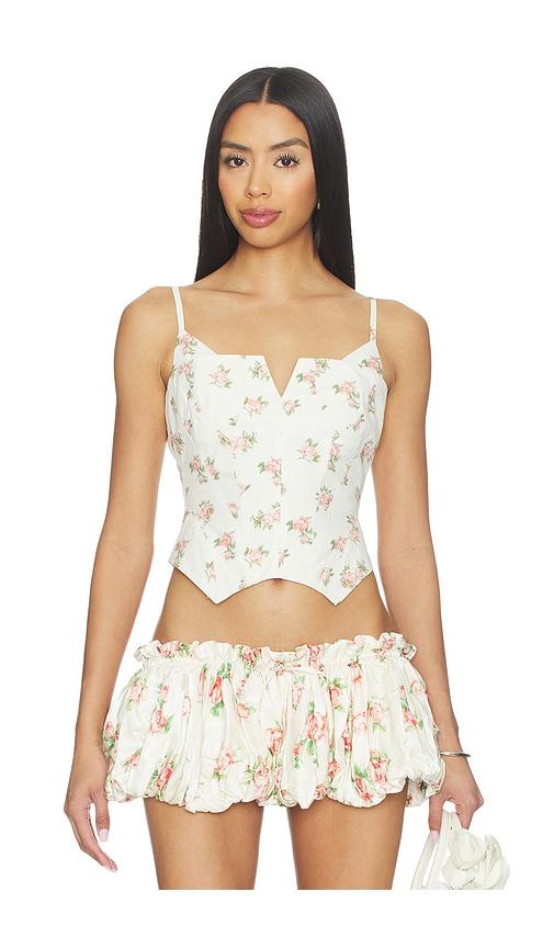 yuhan wang bustier top in white. - size m (also in s)