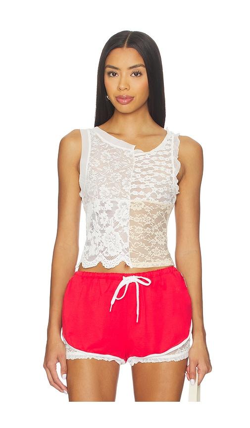 yuhan wang patchwork lace tank top in na. - size l (also in xl)